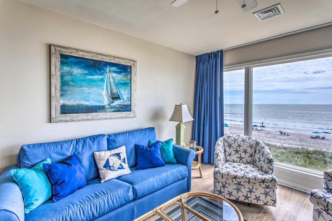 Bright Beachy Condo With Boardwalk Access And Patio! Myrtle Beach Zewnętrze zdjęcie