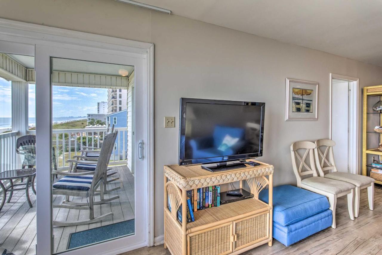 Bright Beachy Condo With Boardwalk Access And Patio! Myrtle Beach Zewnętrze zdjęcie